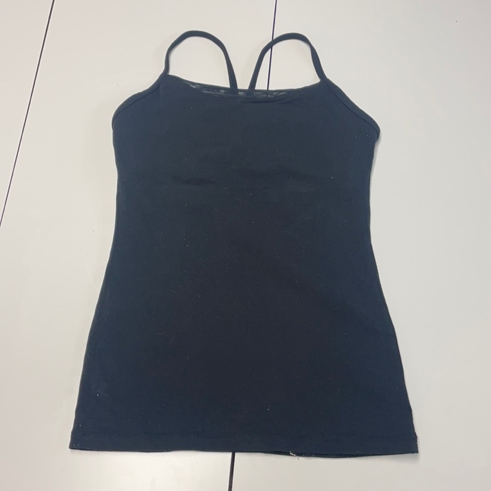 Lululemon black workout tank